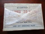 Lake City Ordnance 30 Caliber Match 1963 Mint Box - 2 of 2