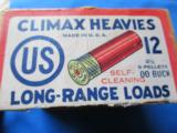 US Cartridge 12 Gauge 00 Buckshot Climax Heavies 2 Pc. Box - 8 of 9