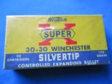 Winchester Super-X 30-30 Silvertips 170 Gr. Full Box - 1 of 6