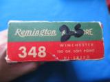 Remington Kleanbore 348 wcf Cartridge Box 150 grain SP - 5 of 10