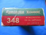 Remington Kleanbore 348 wcf Cartridge Box 150 grain SP - 4 of 10