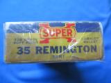 Western Super-X 35 Remington Cartridge Box 200 Grain SP Full - 3 of 6