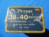 Peters Rustless 38-40 wcf Cartridge Box 180 grain SP Full - 3 of 6