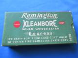 Remington Kleanbore 30-30 Wcf Express Full Box - 1 of 9