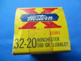 Western 32-20 100 Grain Lubaloy Cartridge Box - 4 of 8