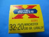 Western 32-20 100 Grain Lubaloy Cartridge Box - 2 of 8