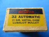 Western 32 Automatic Cartridge Box 71 Grain Lubaloy Full Box - 4 of 8