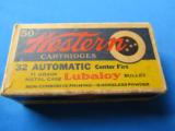 Western 32 Automatic Cartridge Box 71 Grain Lubaloy Full Box - 1 of 8