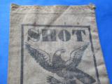 Thomas Sparks Shot Bag Circa 1830's Rare - 10 of 11