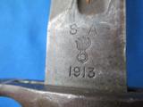 Springfield Arsenal 1903 Cut Down Bayonet w/scabbard 1913 - 9 of 14
