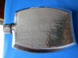 American Coin Silver Hip Flask, Hand hammered & Engraved - 6 of 9