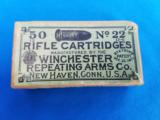 Winchester 22 Short Target Sealed 2 Pc. Box Mint - 1 of 6