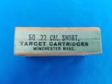 Winchester 22 Short Target Sealed 2 Pc. Box Mint - 2 of 6