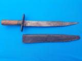 Confederate Bowie Knife
w/Scabbard Virginia Cavalry - 4 of 17