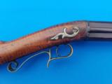 M. Crandell Gowanda N.Y. Double Rifle Mule Ear 45 caliber Circa 1840-50 - 2 of 19