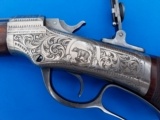 Marlin Rigby Ballard Deluxe 6 1/2 Rifle 40-63 Factory Engraved Circa 1880's - 13 of 24