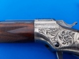 Marlin Rigby Ballard Deluxe 6 1/2 Rifle 40-63 Factory Engraved Circa 1880's - 19 of 24