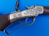 Marlin Rigby Ballard Deluxe 6 1/2 Rifle 40-63 Factory Engraved Circa 1880's