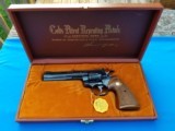 Colt Python Factory Engraved "A" 6 inch Blue Circa 1976 w/Presentation Case Unfired - 12 of 17