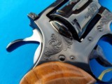 Colt Python Factory Engraved "A" 6 inch Blue Circa 1976 w/Presentation Case Unfired - 8 of 17