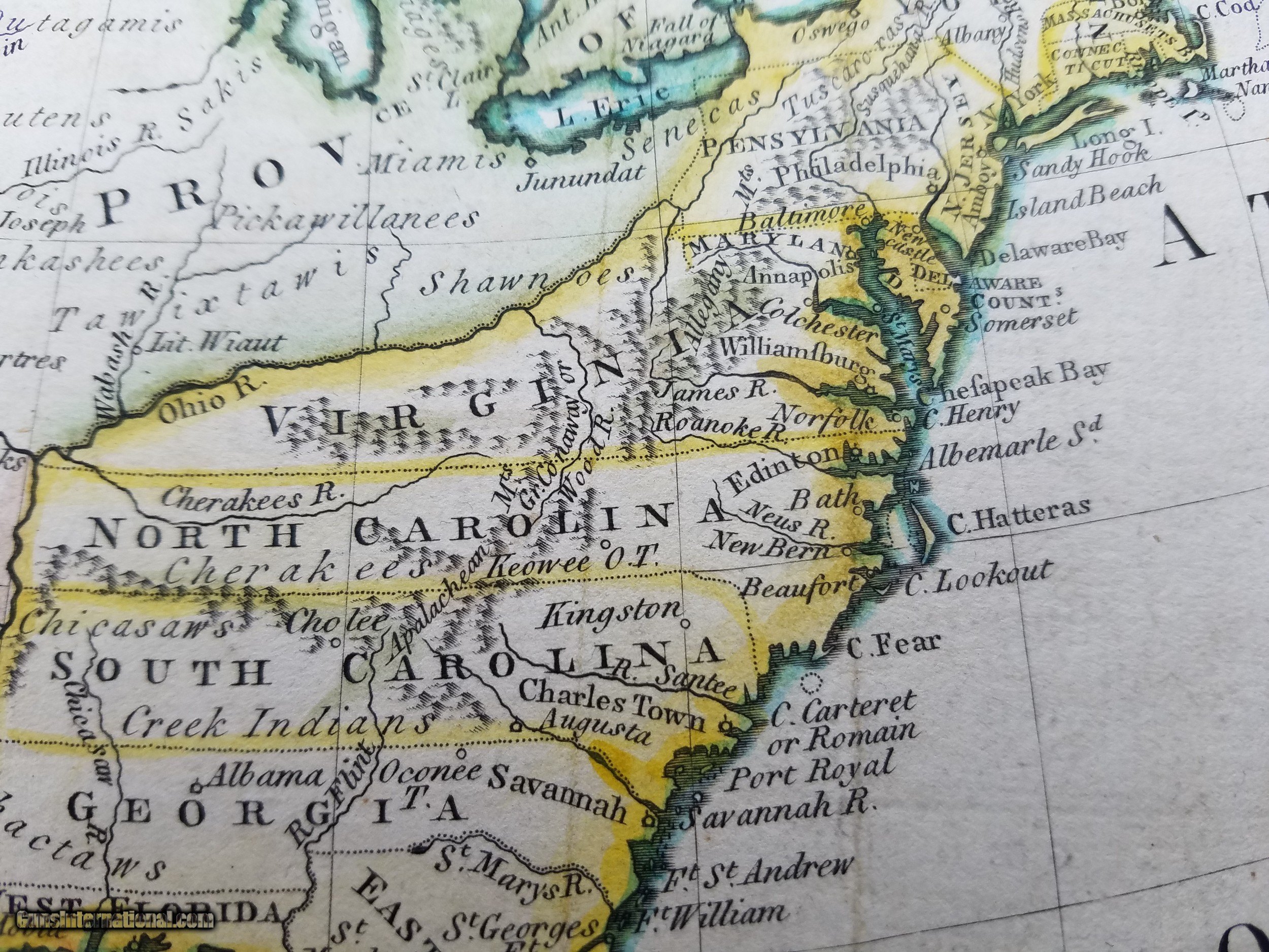 North American Map Circa 1775 By Thos Conder 101091811 69275 75FE24C8887A4BAA 