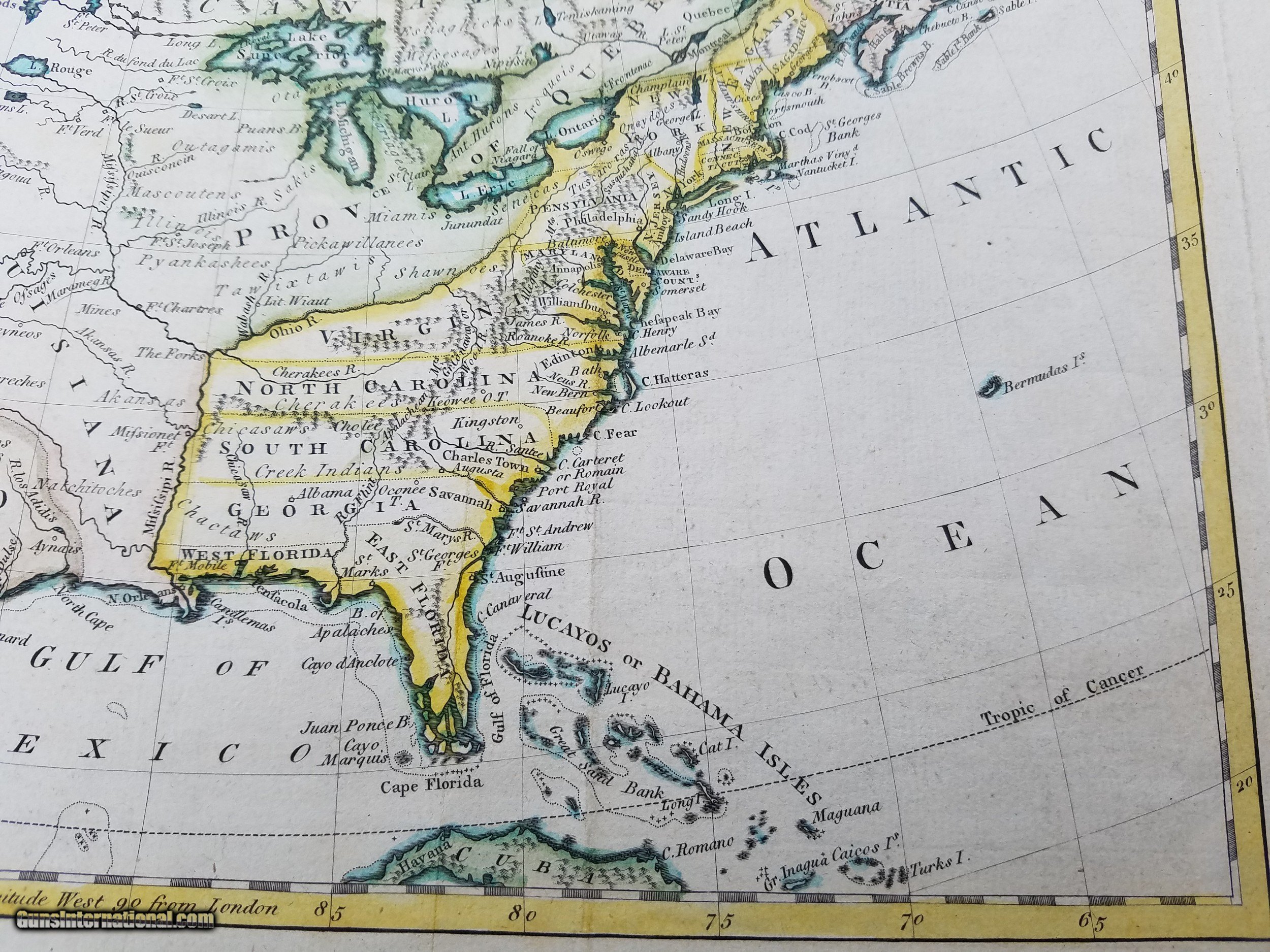 North American Map Circa 1775 By Thos Conder 101091811 69275 A688364A8588D069 