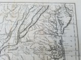 Map of the Southern States of America circa 1795 by J. Russell - 6 of 11