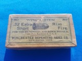 Winchester 32 Extra Short Rim Fire Cartridge Box Full - 1 of 7