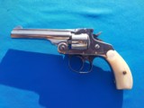 Smith & Wesson Top Break Revolver 32 S&W Nickel w/MOP Grips - 2 of 15