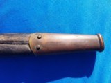 Remington Zouave Rifle Bayonet w/scabbard Original Civil War Issue - 14 of 18