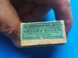 Winchester 32 Caliber Bullets 165 grain 32-40 Full 2 PC. Box - 3 of 4