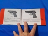 Walther Manual Pre War PP/PPK "Die Neuen Polizei-Pistolen" Circa 1935 - 4 of 14