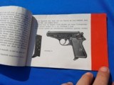 Walther Manual Pre War PP/PPK "Die Neuen Polizei-Pistolen" Circa 1935 - 5 of 14