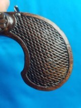 French Double Barrel Flintlock Coat Pistol Circa 1780 - 11 of 21