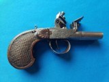 French Double Barrel Flintlock Coat Pistol Circa 1780 - 2 of 21