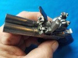 French Double Barrel Flintlock Coat Pistol Circa 1780 - 12 of 21