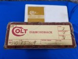 Colt Diamondback 38 SPL. 4" Box & Manual Circa 1978 - 15 of 17