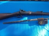 Springfield Trapdoor Rifle 1873 45-70 Govt. Dated 1889 w/bayonet Prov. - 15 of 20