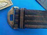 Civil War 1851 Officers Belt Plate w/belt - 9 of 11