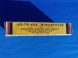 Winchester 45-70-405 Smokeless Cartridges Box Full Pre-war - 5 of 8