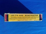 Winchester 45-70-405 Smokeless Cartridges Box Full Pre-war - 6 of 8