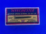 Winchester Super Speed 30 wcf (30-30) Full Box K3002C - 1 of 7