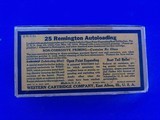 Western 25 Remington Lubaloy Box 117 grain Loading - 2 of 8