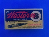 Western 25 Remington Lubaloy Box 117 grain Loading - 1 of 8