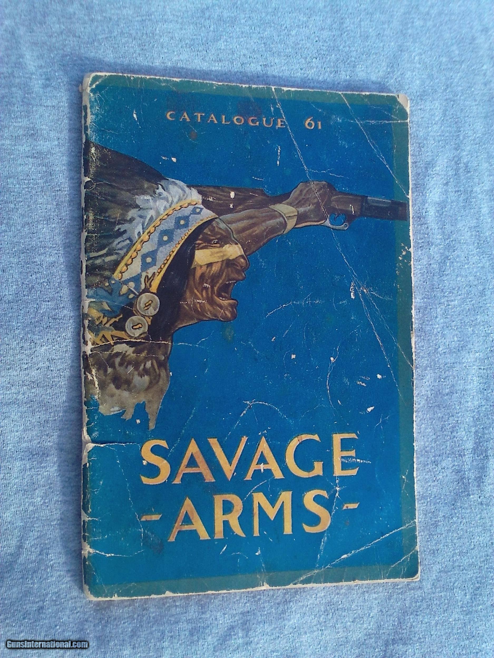 Savage Factory Catalog circa 1920