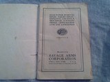 Savage Factory Catalog circa 1920 - 5 of 9