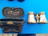 Antique Binoculars (4) Sets French & English Made - 6 of 16
