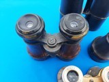 Antique Binoculars (4) Sets French & English Made - 3 of 16