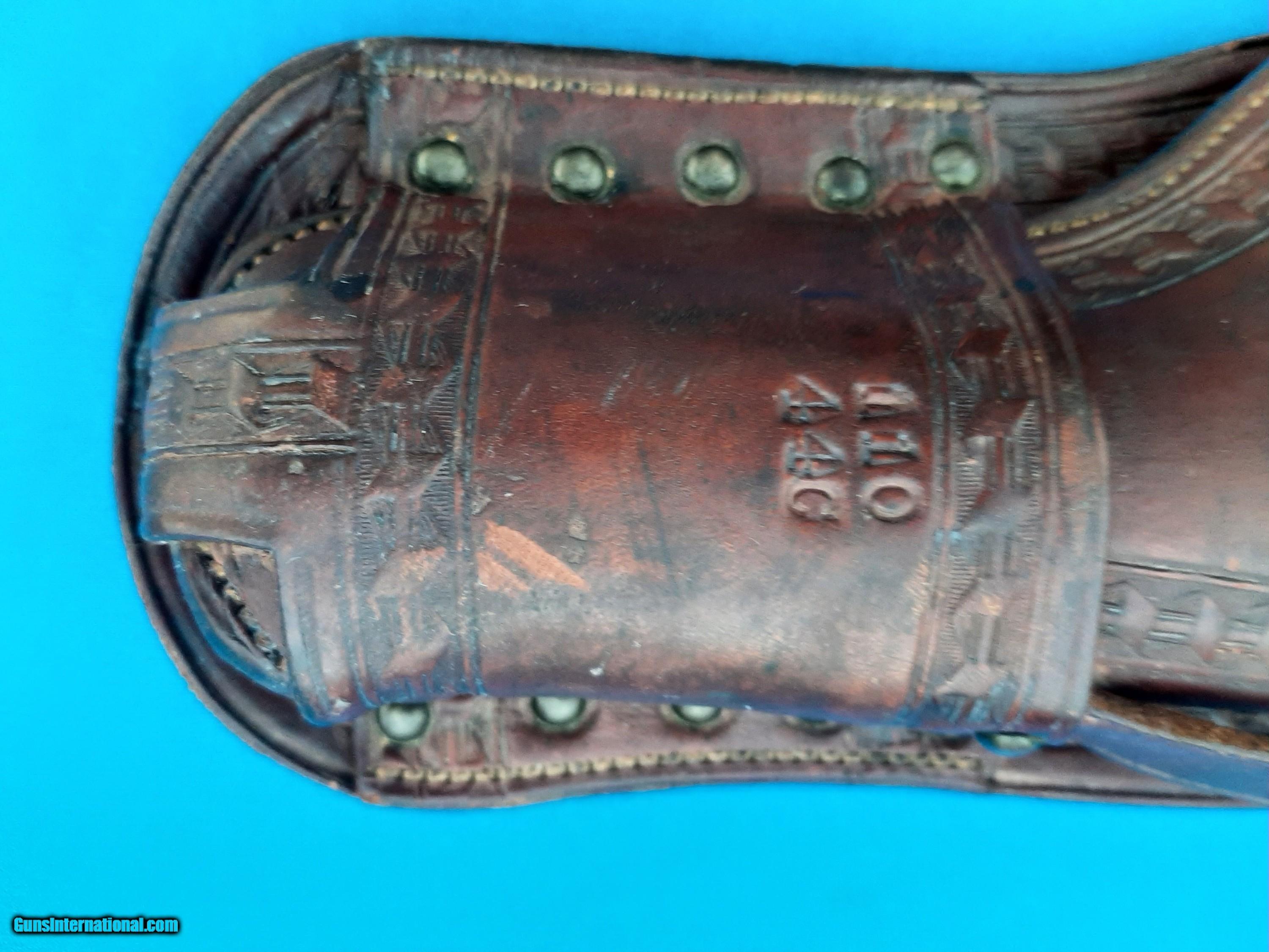 Antique Colt SAA Holster Texas Jock Strap 4 3/4"