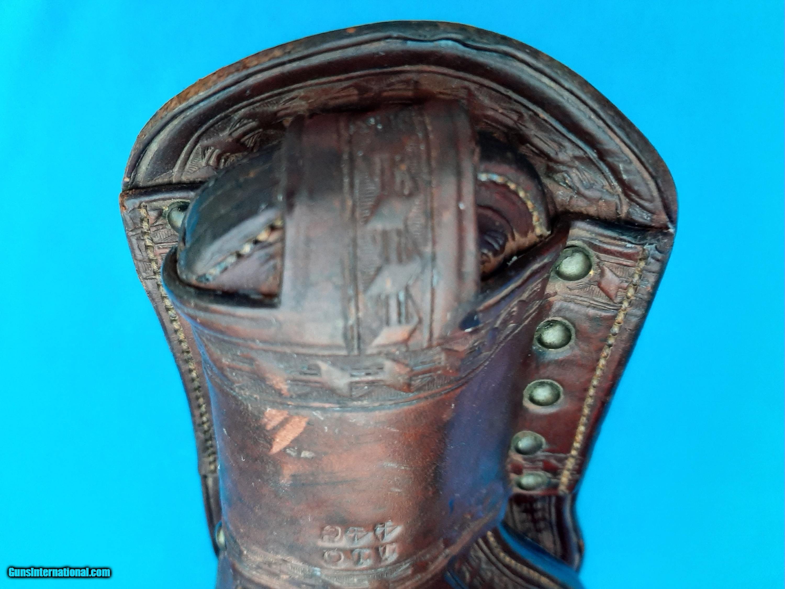 Antique Colt SAA Holster Texas Jock Strap 4 3/4"